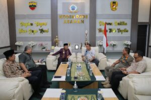 Jalin Silaturahmi, Pjs Bupati Basarin Kunjungi Forkopimda Asahan