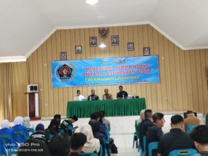 PWI Labuhanbatu Safari Jurnalistik “Menangkal Berita Hoaks Pilkada 2024” di Kalangan Mahasiswa