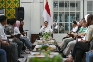 Pj Gubsu Agus Fatoni Sampaikan Berbagai Hal Positif PON XXI kepada para Influencer