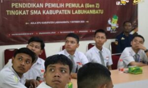 KPU Labuhanbatu Sosialisasi dan Pendidikan Kepemiluan untuk Pemilih Pemula