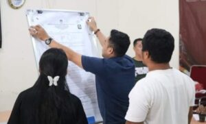 KPU Labuhanbatu Bersama PPK Uji Coba Aplikasi Sirekap