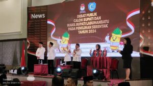 Debat Perdana, Tiga Paslon Bupati-Wabup Labuhanbatu Paparkan Visi Misi