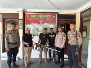 Polrestabes Medan Tangkap Pencuri Kabel Telkom