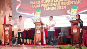Debat Terakhir Pilkada Labuhanbatu, Tiga Paslon Saling Sindir