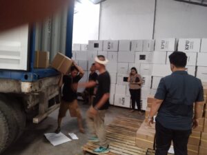 KPU Medan Terima Logistik Pilkada 2024