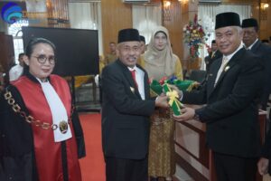 Pjs Bupati Asahan Hadiri Pengambilan Sumpah Pimpinan DPRD 2024-2029