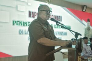 Pj Sekdakab Asahan Buka Rakornis Peningkatan Iman dan Taqwa