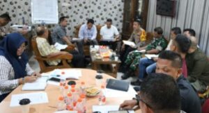 KPU Labuhanbatu dan Forkopimda Rakor Persiapan Pilkada 2024
