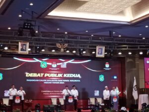 Debat Kedua Pilkada Medan, Tiga Paslon Adu Program Pelayanan