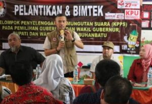 KPU Labuhanbatu Monitor Bimtek Petugas KPPS