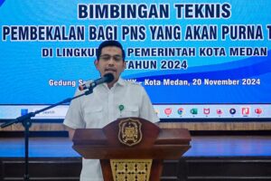 350 PNS Pemko Medan yang Akan Purna Tugas Ikuti Bimtek Pembekalan