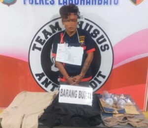 Polisi Tangkap Perampok Pedagang Sembako di Aeknabara