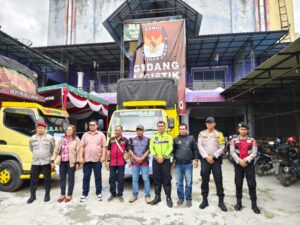 Polres Tanah Karo Kawal Pendistribusian Logistik Pilkada ke Kecamatan