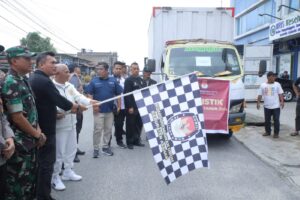 Bupati Asahan Lepas Distribusi Logistik Pilkada Serentak 2024