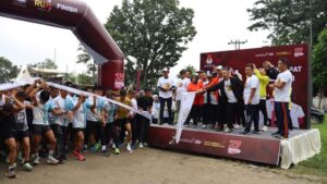 Dorong Partisipasi Pemilih, KPU Sumut dan Labuhanbatu Fun Run Bersama Masyarakat