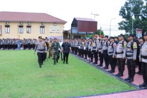 2.151 Personel Disiagakan Amankan Pilkada Labuhanbatu dan Labura