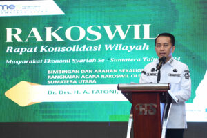 Pj Gubsu Fatoni Buka Rapat Konsolidasi Wilayah MES Se-Sumatera