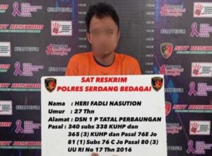 Polisi Tangkap Pembunuh Siswi SMP Dalam Karung di Kebun Sawit Sergai