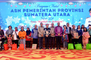 Perayaan Natal ASN Pemprovsu, Pj Gubsu Fatoni: ASN Gelorakan Cinta Kasih dan Semangat Saling Berbagi