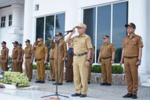 Pimpin Apel Gabungan, Bupati Asahan Ingatkan ASN Pedomani 3T