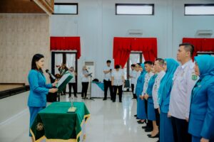 Kahiyang Ayu Lantik 4 Ketua TP PKK Kecamatan Sekaligus Kukuhkan Jadi Bunda PAUD