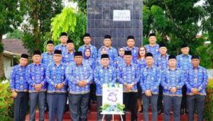 Peringati HUT Korpri, Sekda dan Pejabat Pemkab Labuhanbatu Ziarah ke TMP
