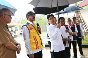 Wapres Gibran Tinjau Tol Tanjungpura Langkat