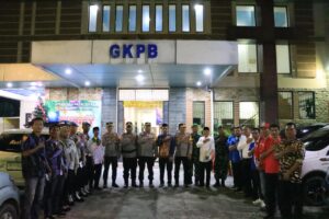 Kapolres Labuhanbatu Pantau Ibadah Natal di Gereja-gereja