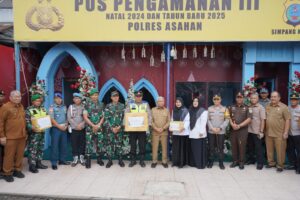 Pastikan Arus Mudik di Asahan Lancar, Bupati Tinjau Pos Pengamanan dan Pelayanan