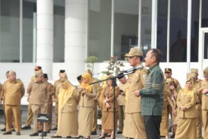 Pj Gubsu Fatoni Pimpin Apel Pelepasan Purna Tugas Sekdaprovsu