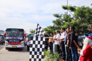 Pj Gubsu Luncurkan Program Gerakan Mudik Gratis Serentak se-Sumut