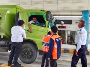 Sambut Nataru, Dishub Sumut Bersama BPTD Sosialisasikan Pembatasan Kendaraan Angkutan Barang