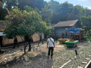 Pomdam I/BB Gerebek Warung Narkoba di Desa Serbajadi