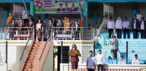 Bupati Karo Pimpin upacara Hari Amal Bakti Kemenag 2025