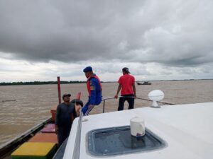 Satpolairud Polres Labuhanbatu Patroli di Perairan Tanjung Siapi-api