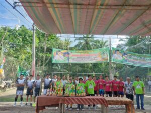 Turnamen Voli Piala Bergilir Anggota DPRD Labuhanbatu Penry Nababan Sukses Digelar