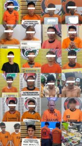 Sepekan, Poldasu Ungkap 99 Kasus Narkoba, 130 Pelaku Ditangkap