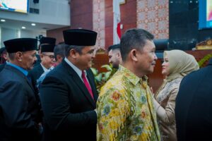 Pj Sekda Medan Topan Ginting Hadiri Pelantikan Ketua DPRD Sumut