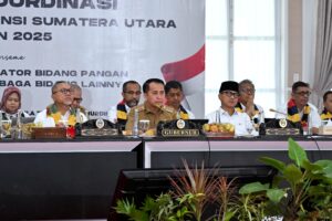 Rakor Bidang Pangan Provinsi Sumut, Fatoni Optimis Optimalisasi Pertanian Terwujud Lewat Kolaborasi Pusat dan Daerah