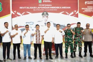 Sehari Sebelum Dilantik Jadi Gubsu, Bobby Nasution Resmikan Revitalisasi Lapangan Merdeka