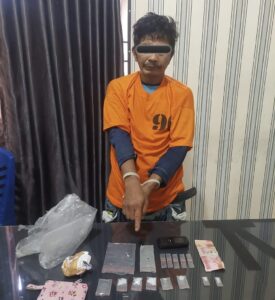 Tangkap Pengedar, Polres Tanah Karo Sita 7 Paket Sabu