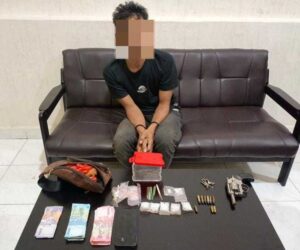 Intel Korem 022/PT Tangkap Pengedar Sabu Bersenpi di Sergai