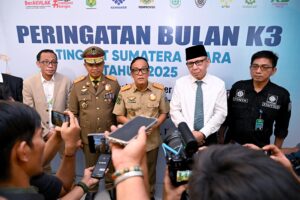 Peringatan Bulan K3, Pj Sekdaprovsu: Perlu Penguatan Kapasitas SDM
