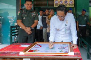 Tingkatkan Sinergisitas dan Rasa Kekeluargaan, Rico Waas Kunjungi Dandenpom I/5 Medan