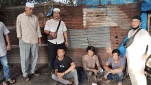 Kodim 0209/LB Gerebek Pondok Narkoba di Sigambal, Tiga Pria Diamankan