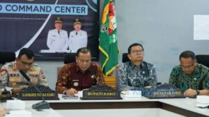 Bupati Karo Ikuti Penilaian Kerja Delapan Aksi Konvergensi Percepatan Penurunan Stunting