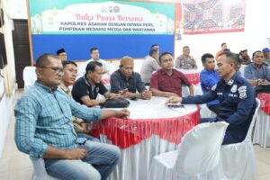 Polres Asahan Buka Puasa Bersama Dewan Pers, Pimred Media dan Wartawan
