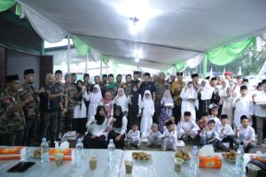 Gelar Buka Puasa Bersama, Grib Jaya Asahan Santuni Anak Yatim