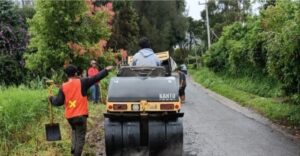 Pastikan Mudik Lancar, Pemkab Karo Perbaiki Sejumlah Jalan Alternatif