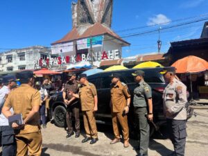 Bupati Karo dan Forkopimda Sidak ke Pusat Pasar Kabanjahe